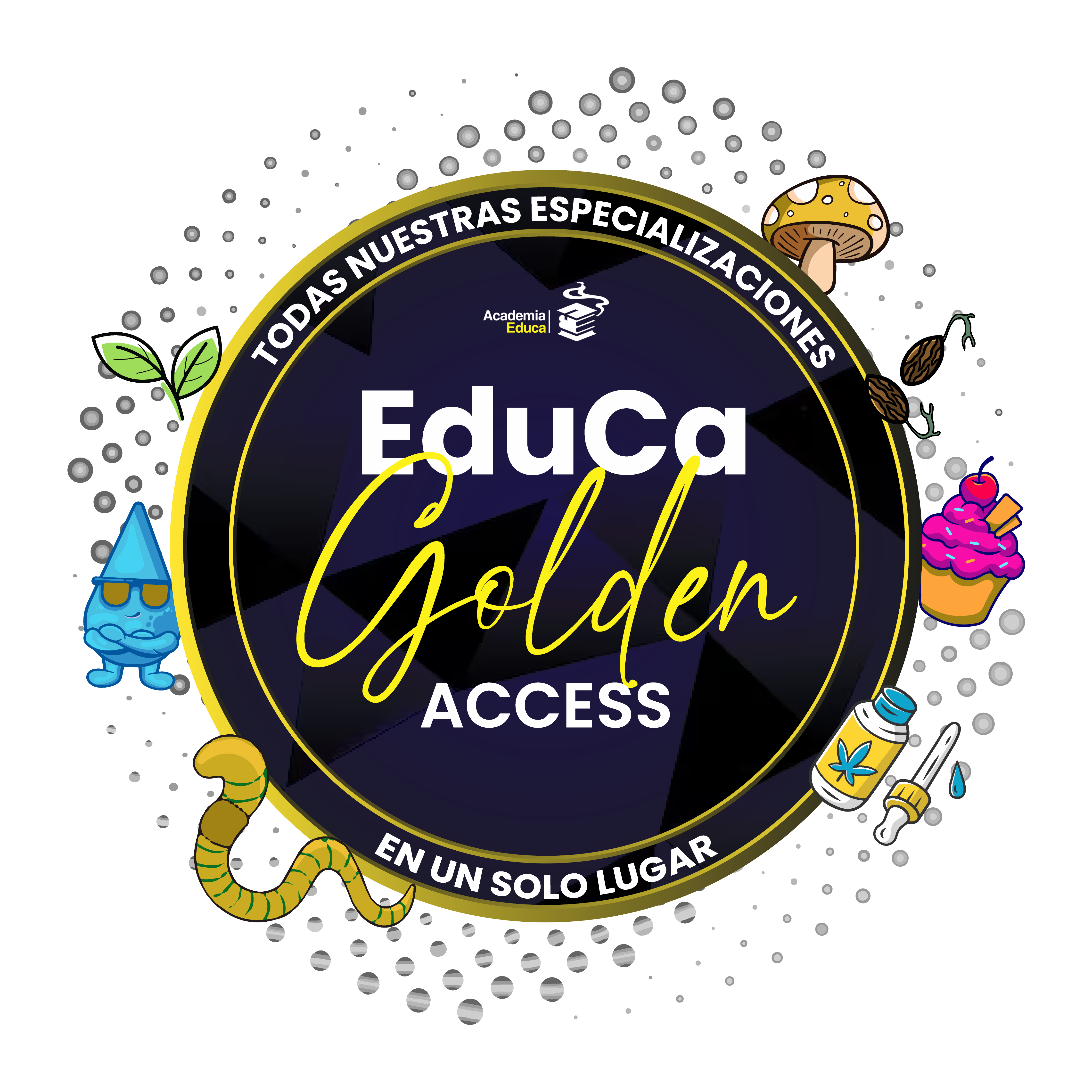 Golden Access PRESENCIAL: TODAS nuestras especializaciones en 1 solo lugar! Accedé a clases PRESENCIALES por 1 año! + M. Gastro VIRTUAL + M. RSO VIRTUAL